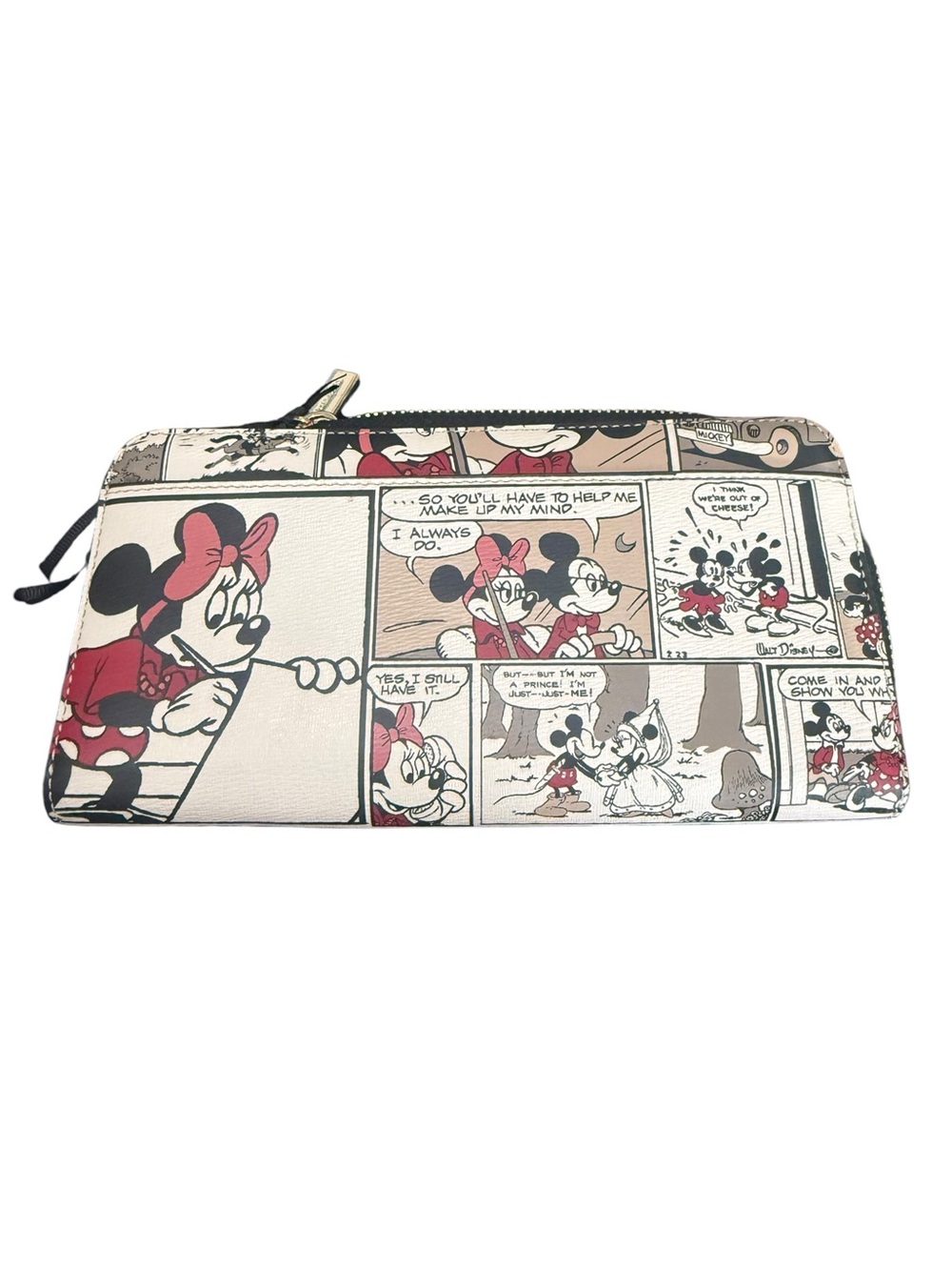kate spade Disney x Kate Spade Minnie Comic Zip Wallet - Beige/Red/Black - Picture 3 of 7